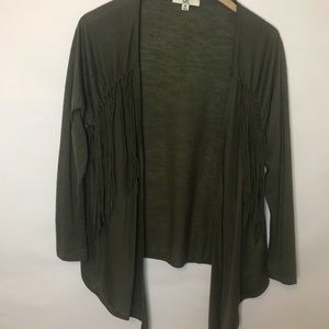 Fringe cardigan